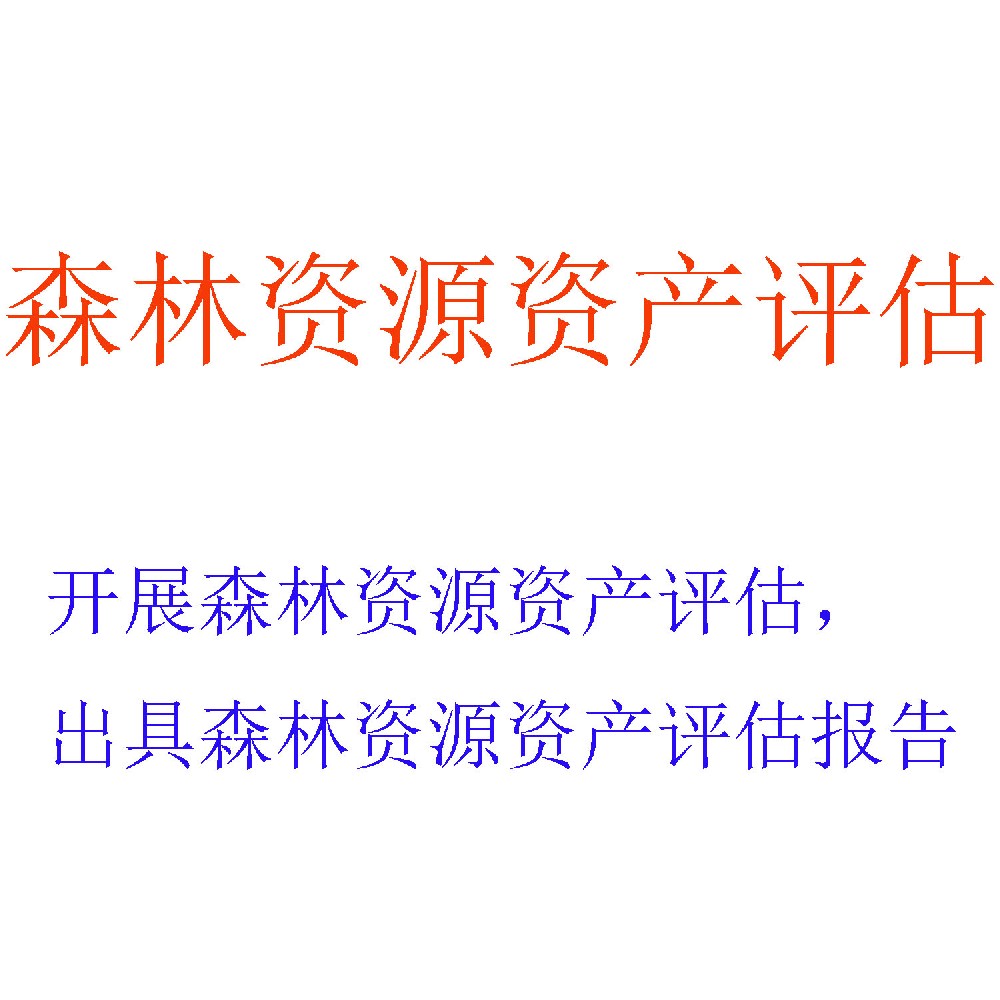 森林资源资产评估服务