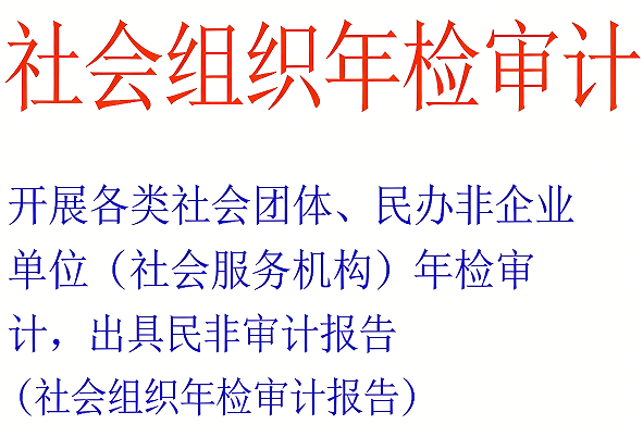 社会组织年检审计及合规赋能服务｜针对民政局年度检查的专业审计与咨询